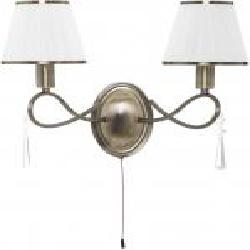 Бра Arte Lamp Logico 2x40 Вт E14 античная бронза A1035AP-2AB