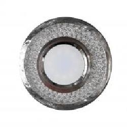 Светильник точечный LightMaster CL 7094 MR16 с led-подсветкой 3 Вт G5.3 4000 К хром/прозрачный хрусталь