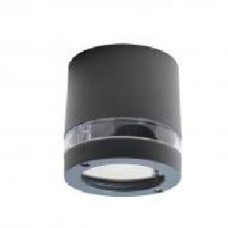 Светильник уличный потолочный Lutec GU10 35 Вт IP44 серый FOCUS 6304201118