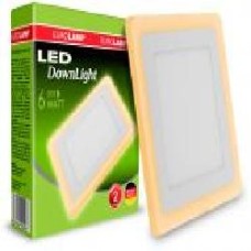 Светильник точечный Eurolamp LED-DLS-6/4 (orange) 6 Вт 4000 К оранжевыйбелый