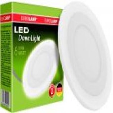 Светильник точечный Eurolamp 6 Вт 4000 К белый LED-DLR-6/4(white)