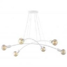 Подвес TK Lighting Helix 6x60 Вт E27 белый 6144