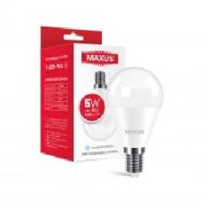 Лампа светодиодная Maxus 5 Вт G45 матовая E14 220 В 4100 К 1-LED-744