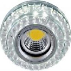 Светильник точечный Blitz BL 258S3 с LED-подсветкой 3 Вт 6000 K MR16 35 Вт G5.3 хром