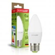 Лампа светодиодная Eurolamp LED EURO 6 Вт C37 матовая E27 175 В 3000 К LED-CL-06273(EURO)