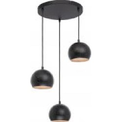 Подвес TK Lighting Brillo 3x60 Вт E27 черный/золото 2306