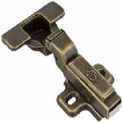 Петля полунакладная с газовым амортизатором KLIP-ON латунь АВ DC Петля полунакладная с газовым амортизатором KLIP-ON латунь АВ DC