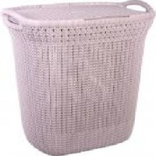 Корзина для белья Curver Knit 452x341x614 мм 57 л пудровый