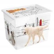 Ящик для хранения KIS 241602 Pets Collectoin XL 50 л разноцветный 310x550x390 мм