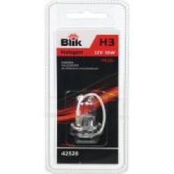 Лампа галогенная BLIK 42528 H3 PK22s 12 В 55 Вт 1 шт