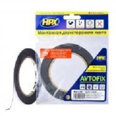 Двухсторонняя автомобильная клейкая лента HPX Autofix MSE DSA0605 6 мм 1 мм 5 м черный