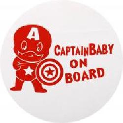 Наклейка TERRAPLUS CaptainBaby on board