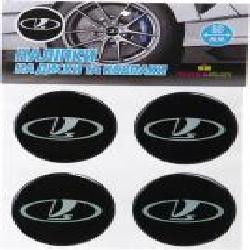 Наклейка TERRAPLUS на колпаки и диски ВАЗ 60 мм