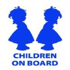 Светоотражающая наклейка LOOM Children On Board 3 LM-10210-blue для твердых поверхностей