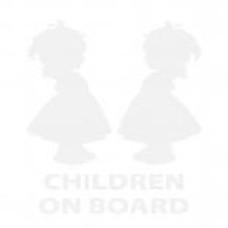 Светоотражающая наклейка LOOM Children On Board 3 LM-10210-white для твердых поверхностей