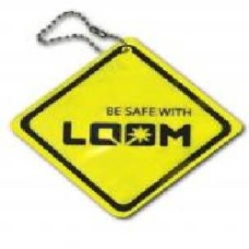 Брелок светоотражающий LOOM Ромб LM-0050-yellow