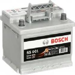 Аккумулятор автомобильный Bosch 6СТ-52 Н S5001 52А 12 B «+' справа