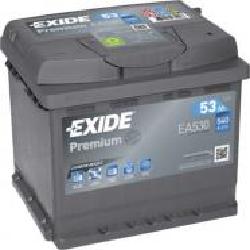 Аккумулятор автомобильный EXIDE Premium EA530 53Ah 540A 12V «+' справа (EA530)