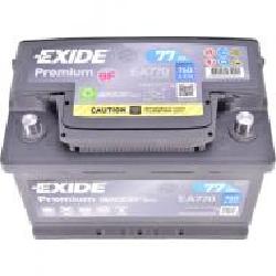 Аккумулятор автомобильный EXIDE Premium EA770 77Ah 760A 12V «+' справа (EA770)