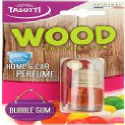 Ароматизатор подвесной Tasotti Wood bubble gum