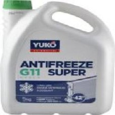 Антифриз YUKO Antifreeze Super G11 - 40°С 5 л зеленый