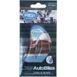 Ароматизатор подвесной FRESHWAY AutoBliss Cool and Black 8 мл