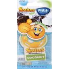 Ароматизатор подвесной FRESHWAY Smiles Dry Coconut