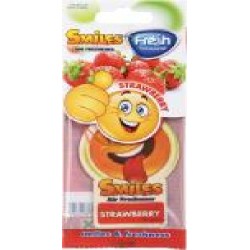 Ароматизатор подвесной FRESHWAY Smiles Dry Stawberry