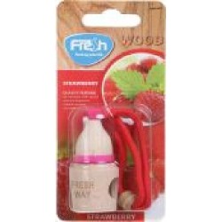 Ароматизатор подвесной FRESHWAY Wood Blister Stawberry 5 мл