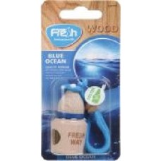 Ароматизатор подвесной FRESHWAY Wood Blister Blue Ocean 5 мл