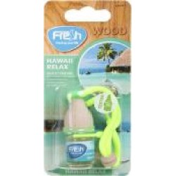 Ароматизатор подвесной FRESHWAY Wood Blister Hawaii Relax 5 мл