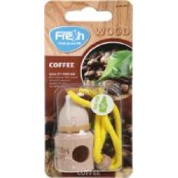 Ароматизатор подвесной FRESHWAY Wood Blister Coffee 5 мл