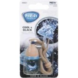 Ароматизатор подвесной FRESHWAY Wood Blister Cool & Black 5 мл