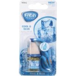 Ароматизатор подвесной FRESHWAY Wood Blister Cool & Blue 5 мл