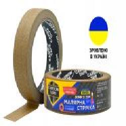 Лента малярная CARBON TAPE коричневая 120 градусов 30 мм x 25 м