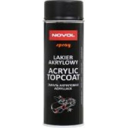 Эмаль акриловая Acryl Topcoat NOVOL 500 мл 34352 Черная матовая