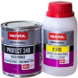 Грунт реактивный Protect 340 Wash Primer 0.2 л + отвердитель H5910 0.2 л NOVOL 200 мл