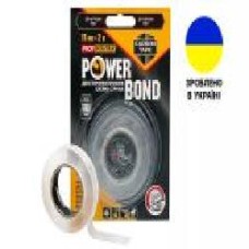 Двухсторонняя монтажная клеющая лента CARBON TAPE POWER BOND PB152 для тяжелых предметов 15 мм 1 мм 2 м прозрачный