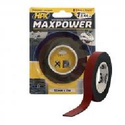 Двухсторонняя монтажная клеющая лента HPX MAXPOWER OUTDOOR 12x1,1 мм 2 м черный