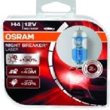 Лампа галогенная Osram Night Breaker Laser +130% (64193NBL-HCB) H4 P43t 12 В 60 Вт 2 шт 3950