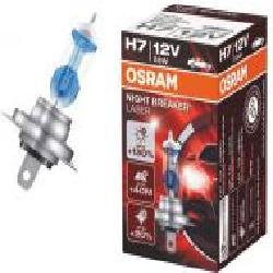 Лампа галогенная Osram Night Breaker Silver на 100% больше света H7 PX26d 12 В 55 Вт 1 шт 3950