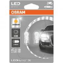 Лампа светодиодная Osram T10 W2.1x9.5d 12В 2 шт. 6000 K