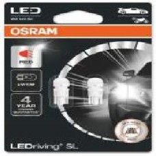 Лампа светодиодная Osram T10 W2.1x9.5d 12В 2 шт. 4000 K