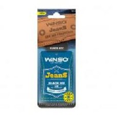 Ароматизатор подвесной WINSO Jeans 537530 Black Ice 76 мл