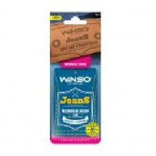 Ароматизатор подвесной WINSO Jeans 537540 Bubble Gum 76 мл