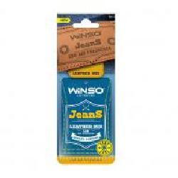 Ароматизатор подвесной WINSO Jeans 537550 Leather Mix 72 мл