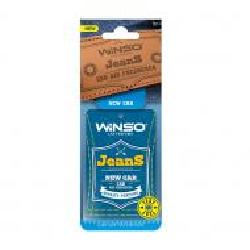 Ароматизатор подвесной WINSO Jeans 537560 New Car 76 мл