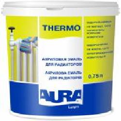 Эмаль Aura® акриловая радиаторная Luxpro Thermo белый полумат 0,75 л