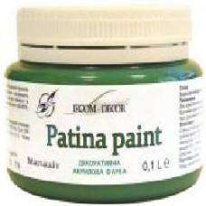 Декоративная краска Ircom Decor Patina paint Малахит 0,1 л