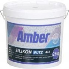 Структурная штукатурка Amber Silikon-Fassaden putz R20 25 кг белый